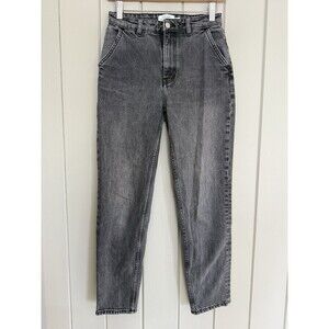 Paris Atelier & Other Stories Jeans 36 S Small Gray Wash High Rise 26x27